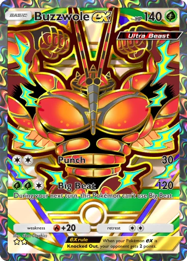 Buzzwole ex (a4b-360) card in Pokémon TCG Pocket