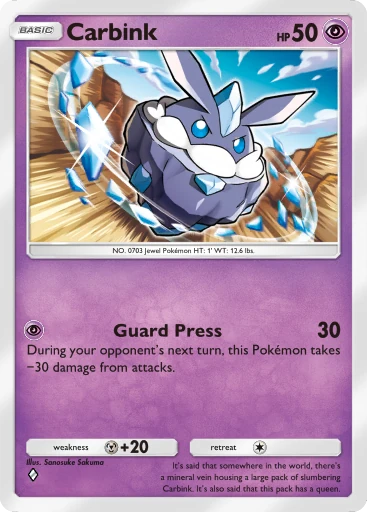 Carbink (b1-119) card in Pokémon TCG Pocket