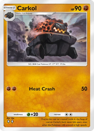 Carkol (b1-146) card in Pokémon TCG Pocket