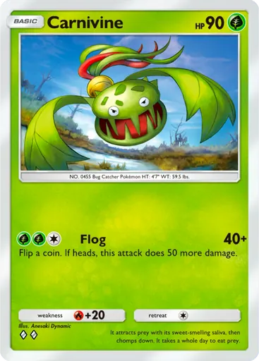 Carnivine (a2-019) card in Pokémon TCG Pocket