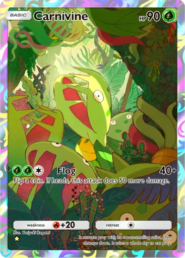 Carnivine (a2-158) card in Pokémon TCG Pocket