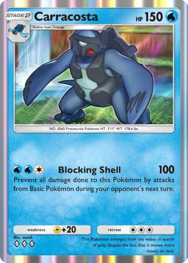 Carracosta (b1-067) card in Pokémon TCG Pocket