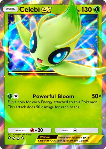 Celebi ex (a1a-003) card in Pokémon TCG Pocket