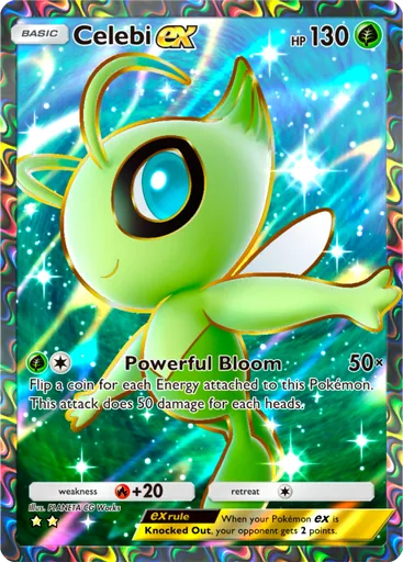Celebi ex (a1a-075) card in Pokémon TCG Pocket