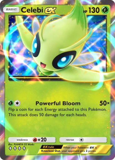 Celebi ex (a4b-024) card in Pokémon TCG Pocket