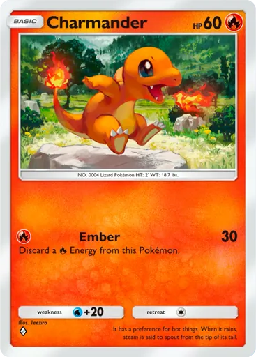 Charmander (a1-033) card in Pokémon TCG Pocket