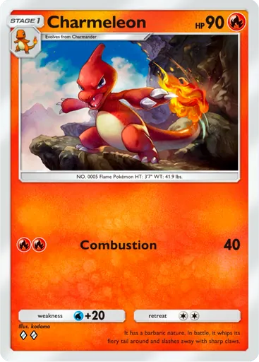 Charmeleon (a2b-009) card in Pokémon TCG Pocket