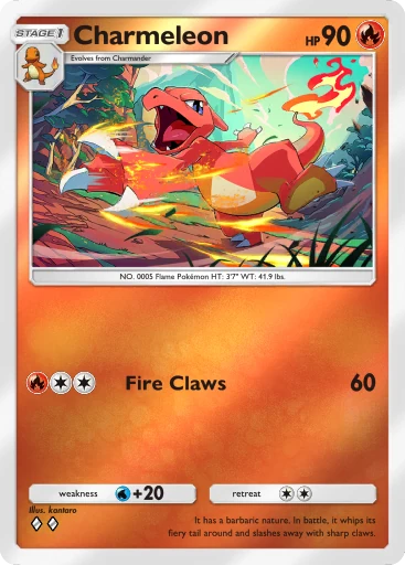 Charmeleon (a4b-058) card in Pokémon TCG Pocket