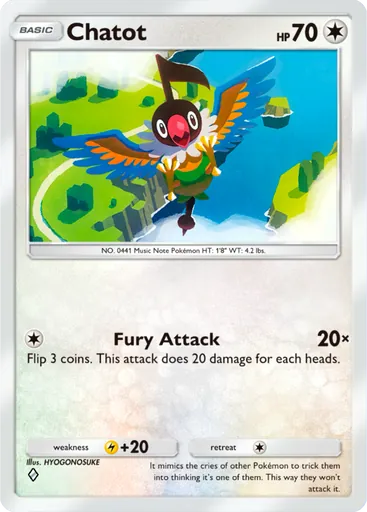Chatot (a2-141) card in Pokémon TCG Pocket