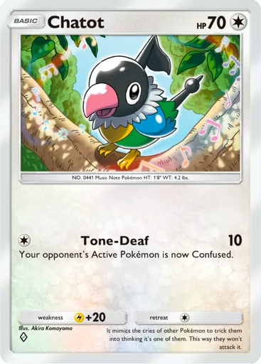 Chatot (a3b-060) card in Pokémon TCG Pocket