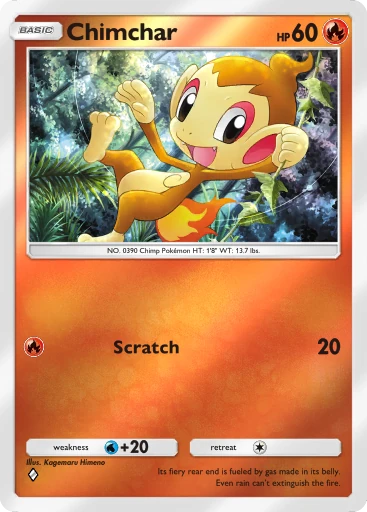 Chimchar (a4b-072) card in Pokémon TCG Pocket