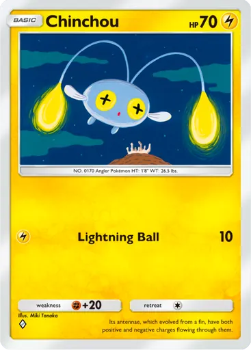 Chinchou (a4-064) card in Pokémon TCG Pocket