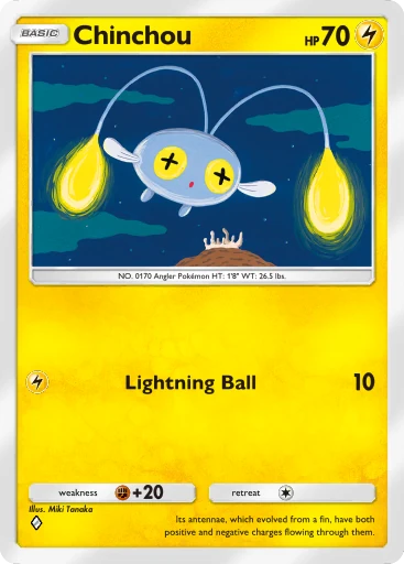Chinchou (a4b-140) card in Pokémon TCG Pocket