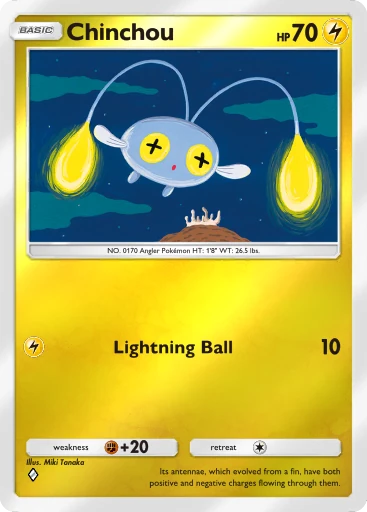 Chinchou (a4b-141) card in Pokémon TCG Pocket