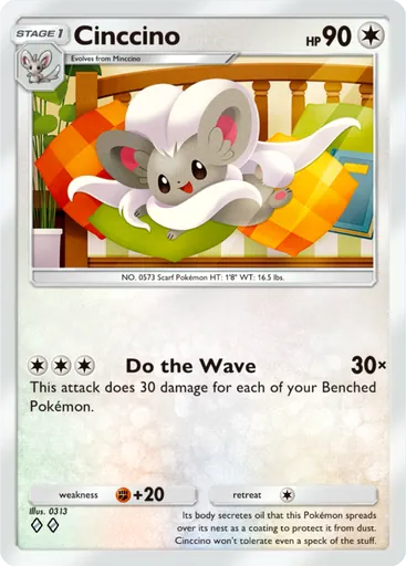 Cinccino (a1-213) card in Pokémon TCG Pocket