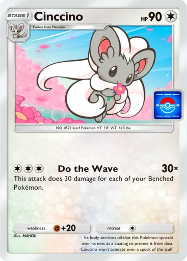 Cinccino (pa-031) card in Pokémon TCG Pocket