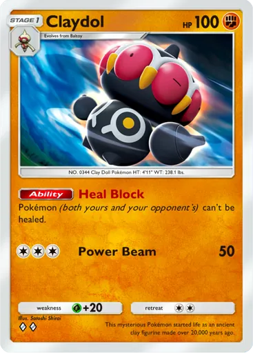 Claydol (a3a-031) card in Pokémon TCG Pocket
