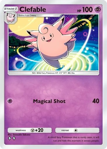 Clefable (a1-114) card in Pokémon TCG Pocket