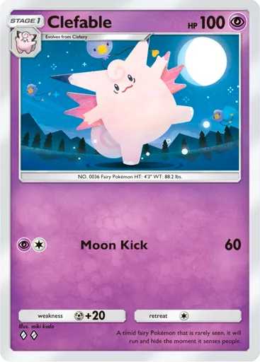 Clefable (a3a-023) card in Pokémon TCG Pocket