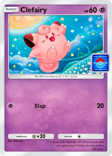 Clefairy (pa-016) card in Pokémon TCG Pocket