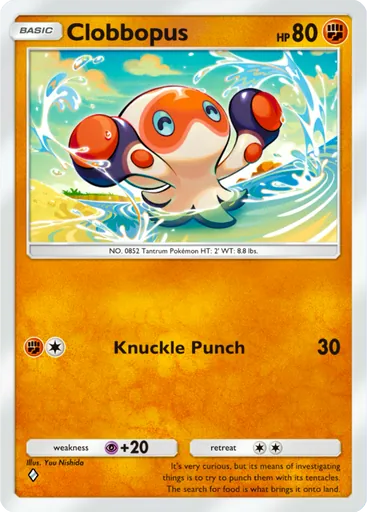 Clobbopus (a1-162) card in Pokémon TCG Pocket