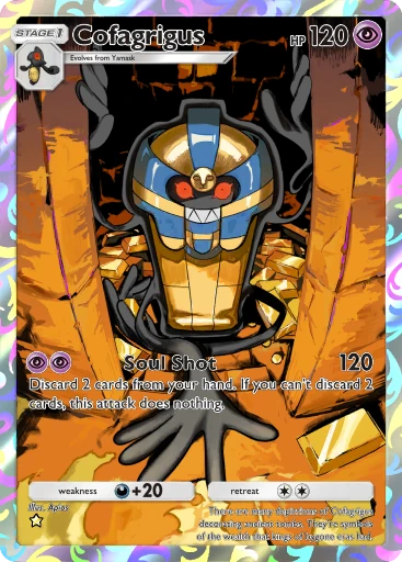 Cofagrigus (b1-238) card in Pokémon TCG Pocket