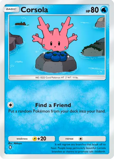 Corsola (a4-054) card in Pokémon TCG Pocket