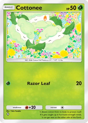 Cottonee (b1-015) card in Pokémon TCG Pocket