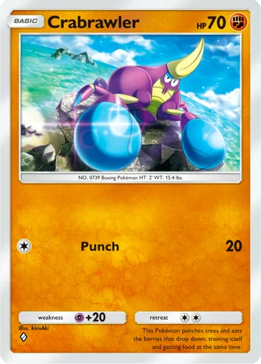 Crabrawler (a3-097) card in Pokémon TCG Pocket