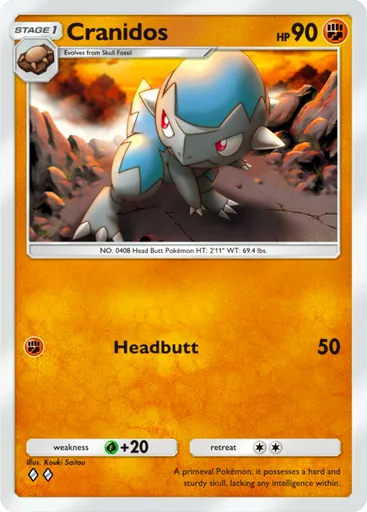 Cranidos (a2-088) card in Pokémon TCG Pocket