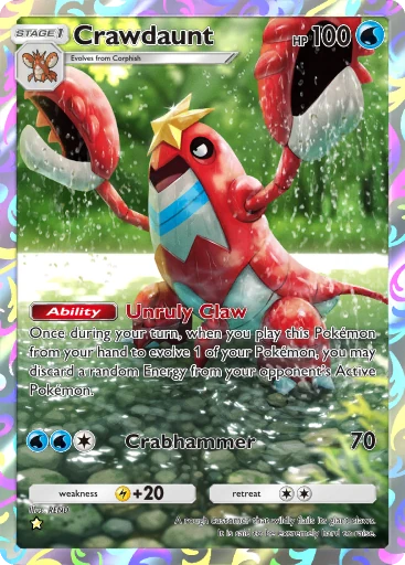 Crawdaunt (a4b-355) card in Pokémon TCG Pocket