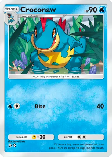 Croconaw (a4-047) card in Pokémon TCG Pocket