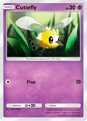 Cutiefly (a3-078) card in Pokémon TCG Pocket