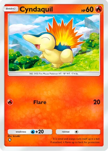 Cyndaquil (a4-027) card in Pokémon TCG Pocket