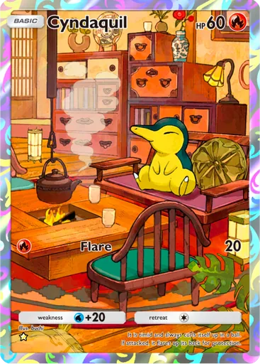 Cyndaquil (a4-165) card in Pokémon TCG Pocket