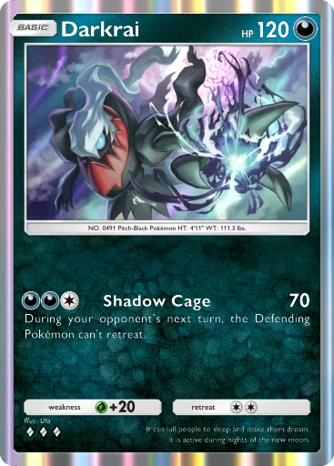 Darkrai (b1-154) card in Pokémon TCG Pocket