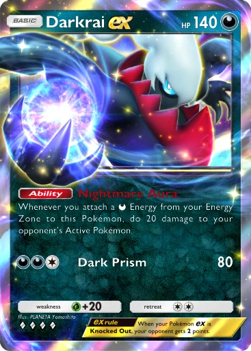 Darkrai ex (a4b-245) card in Pokémon TCG Pocket
