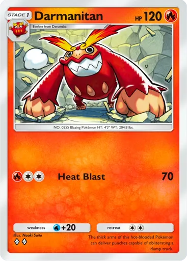 Darmanitan (a4-036) card in Pokémon TCG Pocket