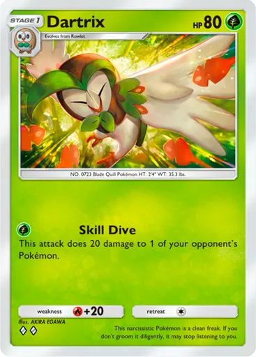Dartrix (a3a-004) card in Pokémon TCG Pocket
