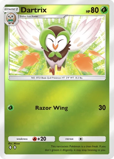Dartrix (a4b-041) card in Pokémon TCG Pocket