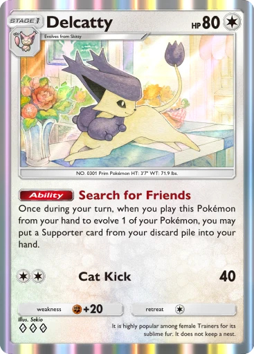 Delcatty (b1-194) card in Pokémon TCG Pocket