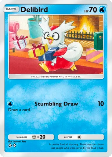 Delibird (a4-057) card in Pokémon TCG Pocket
