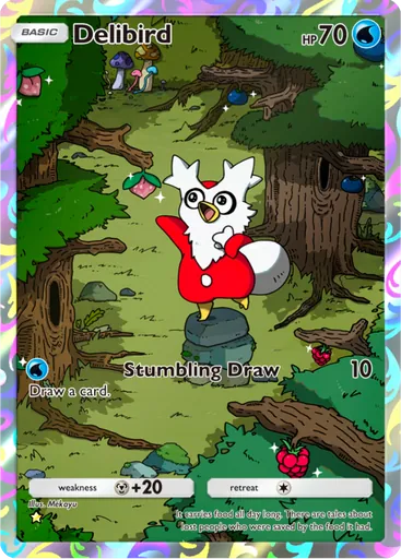 Delibird (a4-170) card in Pokémon TCG Pocket