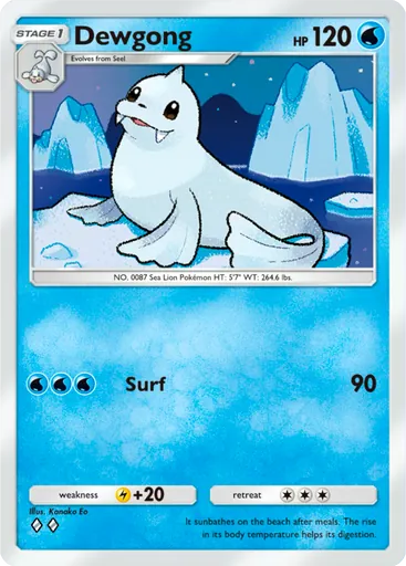 Dewgong (a1-065) card in Pokémon TCG Pocket