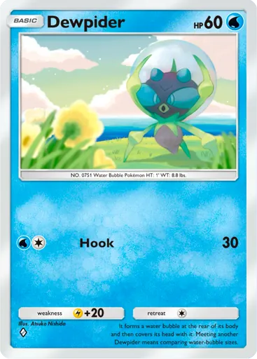 Dewpider (a3-052) card in Pokémon TCG Pocket