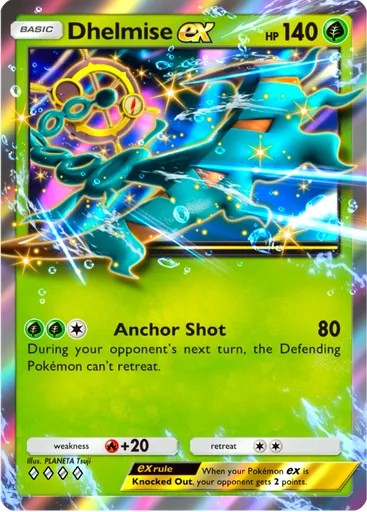 Dhelmise ex (a3-023) card in Pokémon TCG Pocket