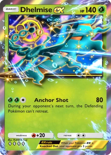 Dhelmise ex (a4b-043) card in Pokémon TCG Pocket