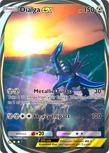 Dialga ex (a2-205) card in Pokémon TCG Pocket