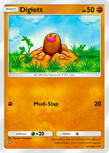 Diglett (a1-139) card in Pokémon TCG Pocket