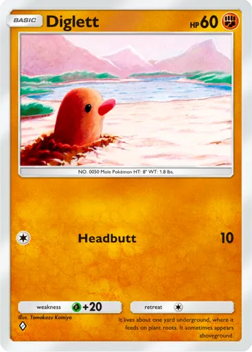 Diglett (a4a-040) card in Pokémon TCG Pocket